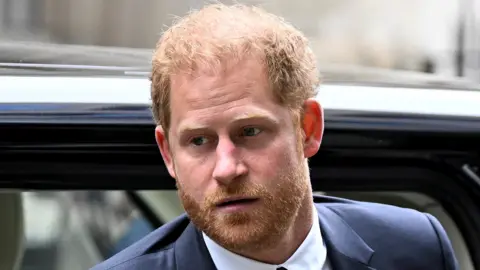 Reuters Britain's Prince Harry, Duke of Sussex walks outside the Rolls Building of the High Court in London last June