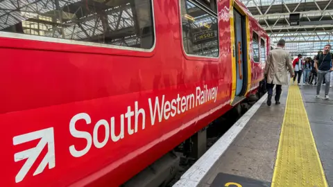 Train at Waterloo