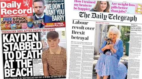 Front pages
