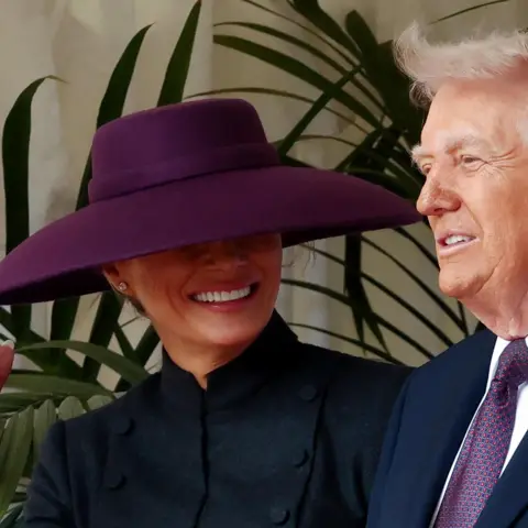 Reuters Melania Trump and Donald Trump