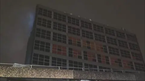 Avon Fire & Rescue Service Scene of the fire