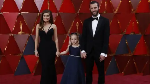 Reuters Actors Rachel Shenton, Maisie Sly and Chris Overton