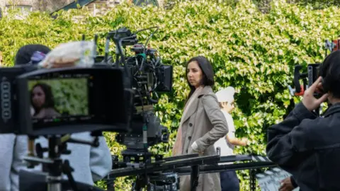 Pinder Productions Parvinder Shergill on-set