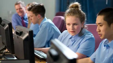 Getty Images Pupils on computers