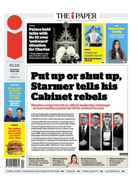 68387870-4e44-11f1-bd52-e755d604ece4.jpg The Papers: 'Starmer and Streeting set for showdown' and 'Crisis? What crisis?'