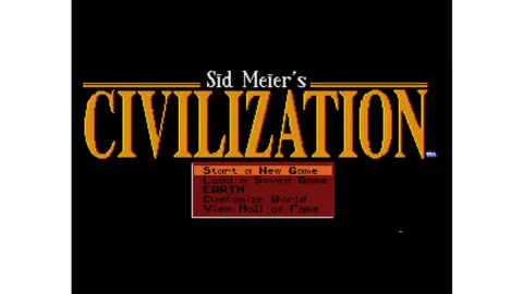 MICROPROSE Cvilization home screen