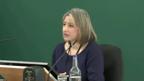 The Nottingham Inquiry NUH medical director Manjeet Shehmar giving evidence at the Nottingham inquiry