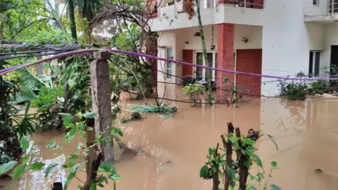Nitya Ramakrishnan/BBC Bangalore rains