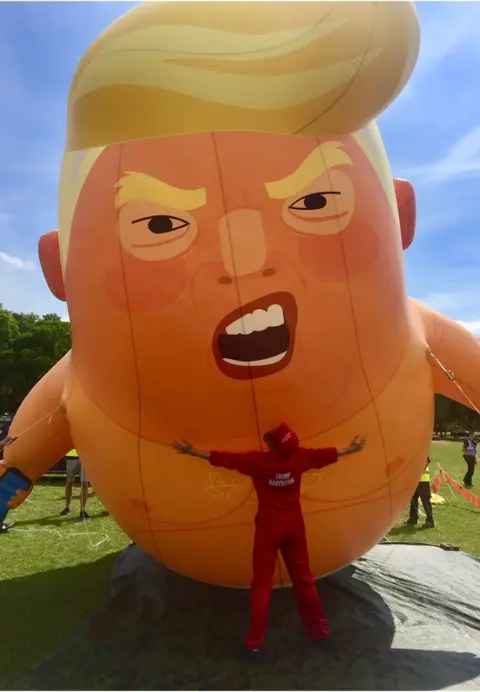 Trump baby blimp