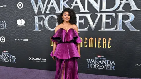 Getty Images Angela Bassett at the Wakanda Forever premier