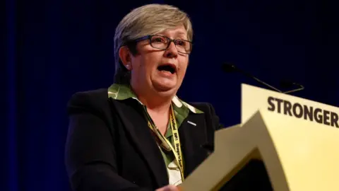 Getty Images Joanna Cherry, SNP Conference in Aberdeen