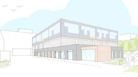 UHS/Kendall Kingscott/SCC planning portal A computer graphic of the planned urgent treatment centre at Southampton General Hospital.