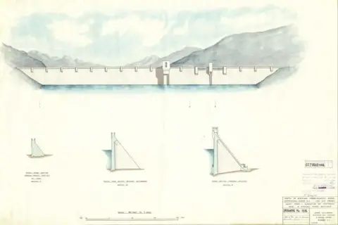 SSE Heritage Illustration of Sloy hydro-electric power scheme