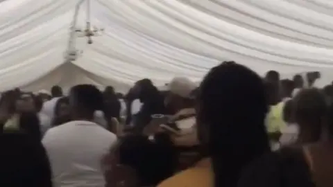 Twitter Twitter post of a large party in Billericay.