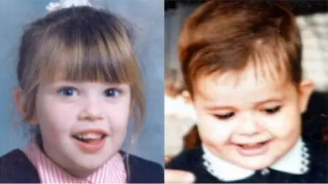 Family pictures ex BBC Newsline Claire Roberts and Adam Strain