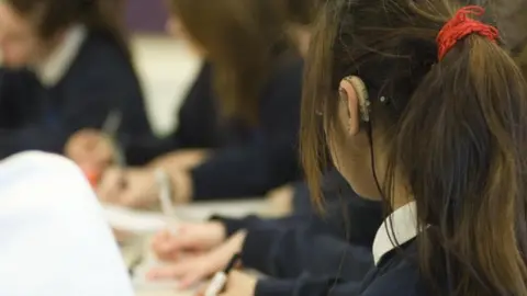 NDCS Child with hearing aid