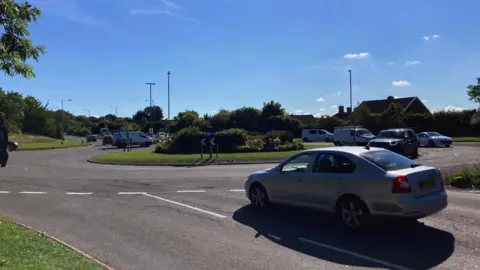 Daniel Mumby Wickes roundabout in Taunton