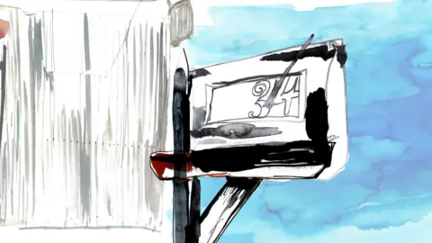 illustration of a mailbox