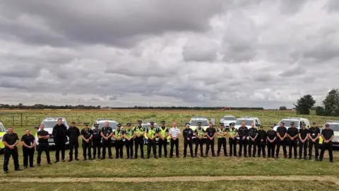 Hertfordshire Police Police officers tackling rural crime