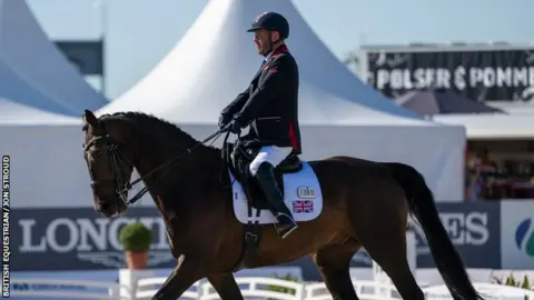 British Equestrian/Jon Stroud Lee Pearson on Breezer