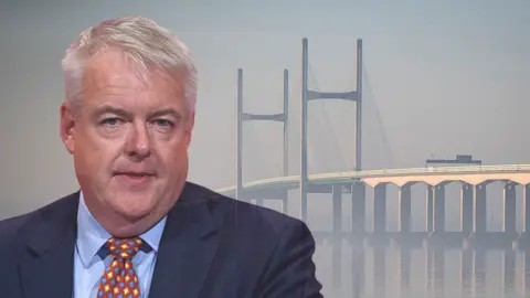 Getty Images Carwyn Jones and the second Severn crossing