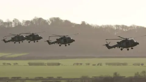 Army Air Corps  Lynx at Middle Wallop