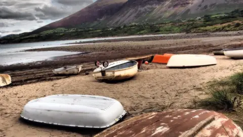 Mel Garside Trefor beach on the Llyn Peninsula