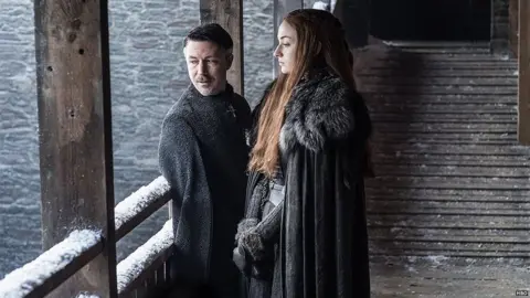 HBO Littlefinger and Sansa Stark