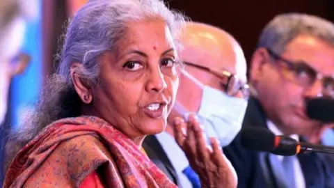 Getty Images Finance Minister Nirmala Sitharaman