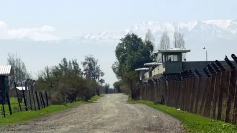 Getty Images View of the Punta Peuco military prison, in the outskirts of Santiago, Chile, on September 4, 2015