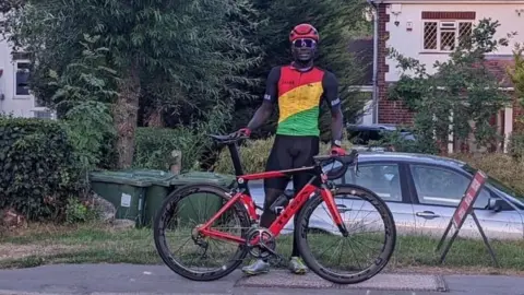 Dean Tranter Team Ghana athletes with the Coventry club