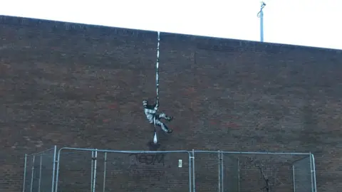 BBC Reading Prison Banksy piece