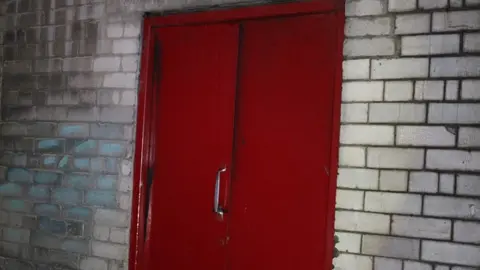 Lancashire Fire and Rescue Service External fire door