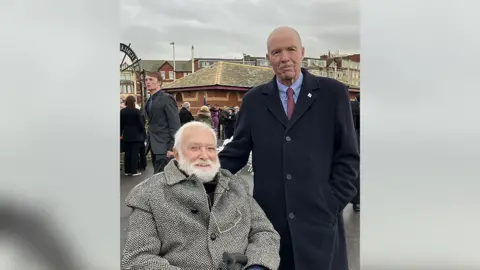 Dr John Frankland (left) and PC Pat Abram