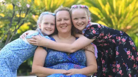 Family photo Cat Dafydd with her daughters