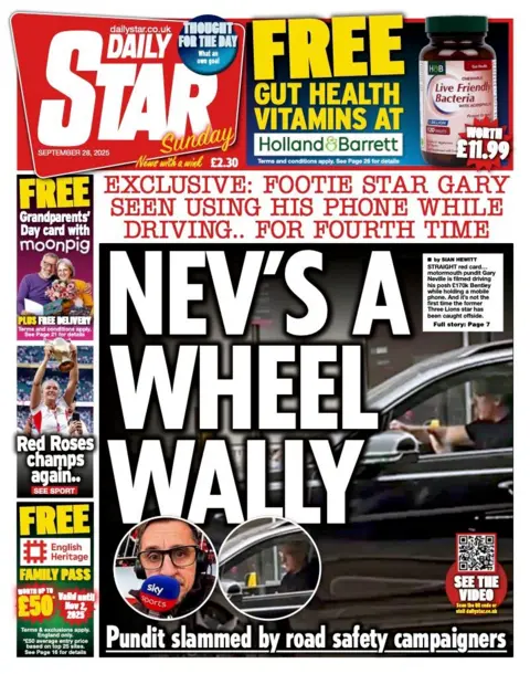 "Nev's a wheel wally".