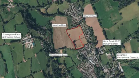 Seven Capital Plc An aerial view of the local area and site