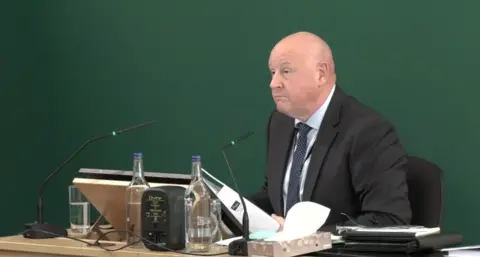The Nottingham Inquiry Anthony Rogers, chief inspector of His Majesty's Crown Prosecution Service Inspectorate, giving evidence at the Nottingham Inquiry