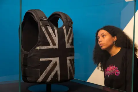 David Parry for the V&A Stormzy's vest on display at the V&A East Museum