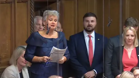 MP Carolyn Harris emotional as she says goodbye to stammer