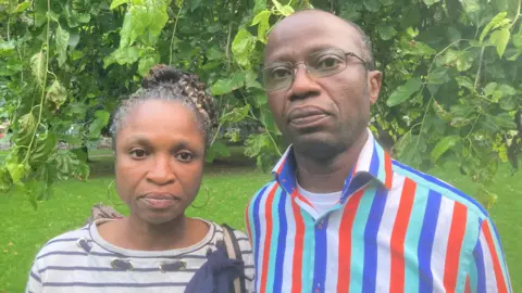 BBC Lola Sonubi and Gbenga Oluwasanya