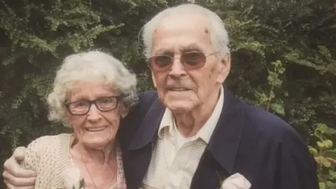 Gary Berthold and Peggy Beer in their later years