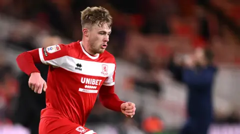 Tommy Conway in action for Middlesbrough