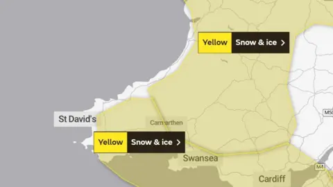 Met Office Met Office weather warning map