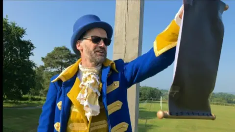 Uckfield town crier Ian Bedwell 