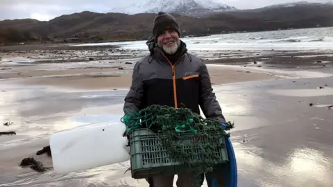 Trish Brewster Beach clean at Glenelg