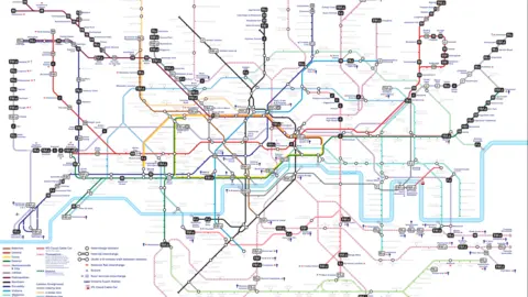 TfL A map of toilets available across the TfL network 