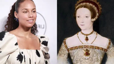 Getty Images Alicia Keys and Catherine Parr