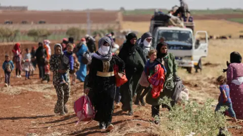 Reuters Displaced Bedouins in Deraa province, southern Syria (17 July 2025)