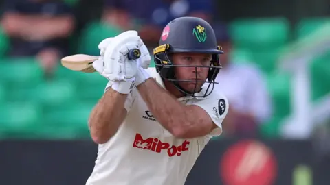 Left-handed Colin Ingram playing a shot through the offside
